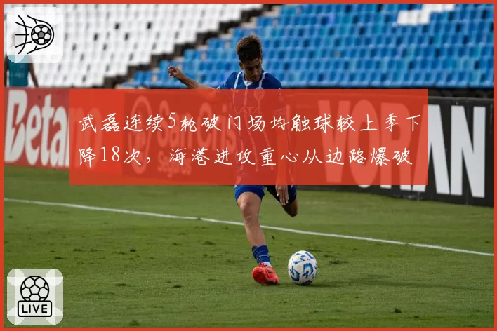 武磊连续5轮破门场均触球较上季下降18次,海港进攻重心从边路爆破转向中路渗透